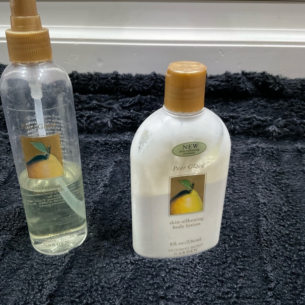 Vintage Victoria's Secret Pear Glacé Lotion and Mist Duo